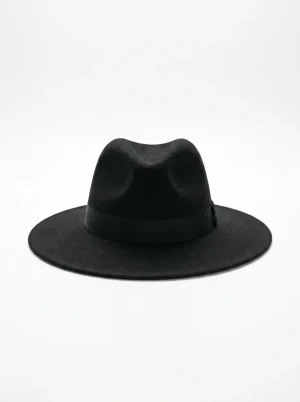 Chapeau fedora large bord cérémonie voyage mixte - Vue 1 - chapeau fedora